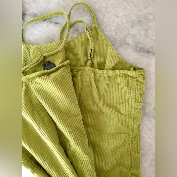 Wild Fable Lime Green Corduroy Mini Dress - Picture 8 of 12